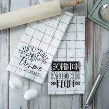How to print custom kitchen towels with canvastry. Diy Funny Kitchen Towels Burton Avenue