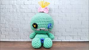 Crochet cute hearts stitch written pattern. Stitch How To Crochet Amigurumi Tutorial Youtube
