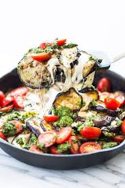 Grilled Eggplant Mozzarella Stacks With Pesto And Tomatoes Recipe Recipes Eggplant Recipes Healthy Recipes