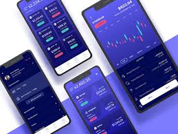 Crypto Mobile Concept Ios App Design Corporate Web Design Finance App