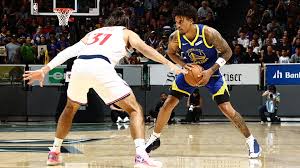 Steph finds Yaxel for the triple & his first career preseason bucket
