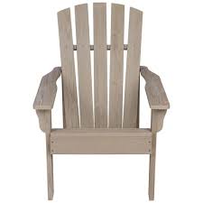 Cedar adirondack collection kit 2 adirondack chairs, 1 footrest, 1 small table. Shine Company 36 In Tall Vineyard Taupe Gray Wooden Patio Adirondack Chair 8616tg The Home Depot
