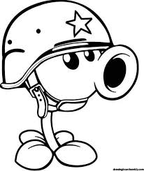 The gardeners will win the day. Plant Vs Zombie Coloring Page Plant Zombie Plants Vs Zombies Birthday Party Coloring Pages