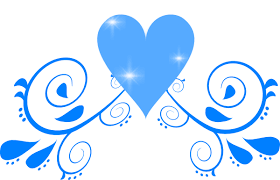 Free Wedding Flourish Clip Art Blue Blue Heart Swirl Clip Art Vector Clip Art Online Royalty Free Online Art Blue Heart Clip Art