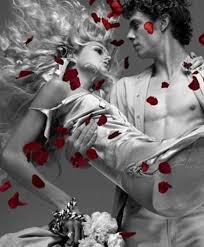 Black And White Picture With Color Accents Rose Petals Love Black And White With A Splash Of Color Color Splash Black White Photography Color Pop