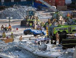 Miami — the families of six people killed, along with 10 people injured, when a bridge collapsed at florida international university are set to receive a nearly $103 million settlement. All Bodies Removed From Fiu Bridge Collapse Rubble Miami Herald