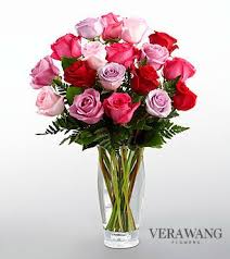 The Ftd Captivating Color Rose Bouquet By Vera Wang Vase Included Flowers Online Flower Arrangements Rose Bouquet
