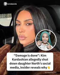 Damage is done": Kim Kardashian allegedly shut down daughter North's social  media, insider reveals why (link in the comments)