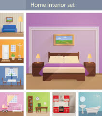 Maybe you would like to learn more about one of these? Home Interiors Vector Set Stock Vector Illustration Of House 77662520