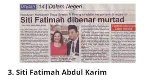 Hadi universiti kebangsaan malaysia pendahuluan isu murtad adalah satu isu yang boleh disifatkan sebagai barah dalam agama islam dan umatnya. Sembang Rakyat 6 Kes Melayu Murtad Paling Terkenal Di Facebook