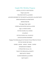 We did not find results for: Doc Sample 18th Birthday Program Marriane Enetorio Academia Edu