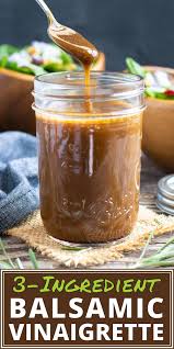 Quick Easy Balsamic Vinaigrette Dressing Is One Of The Best Healthy S Balsamic Dressing Recipe Salad Dressing Recipes Healthy Salad Dressing Recipes Homemade