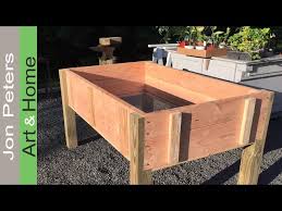 A raised garden beds beginner's guide. Build A Stand Up Planter Box Limited Tools Project Youtube