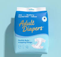 ODM Adult Incontinence Diapers Adjustable Velcro-Free Fasteners Quick-Dry  Adult Diapers