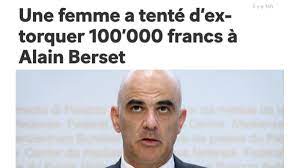 How much of alain berset's work have you seen? Thomas Wiesel On Twitter Elle Menacait De Publier Des Photos Compromettantes Du Conseiller Federal Genre Des Photos Ou Il A Des Cheveux