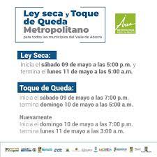 Te contamos cómo siguen las prohibiciones y el toque de queda en el país tras muchos meses de pandemia. Declaran Ley Seca Y Toque De Queda En Medellin Y El Area Metropolitana Por El Dia De La Madre Noticentro 1 Cm