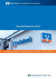 Meine bank vor ort in münchen, bayern, strasse: Geschaftsbericht 2012 Pdf Meine Bank Vor Ort