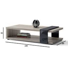 Manhattan table basse carrée gris brillant. Table Basse Carree Ronde Ou Rectangulaire Au Meilleur Prix Table Basse Brooklyn Chene Gris Verre Gris Inside75