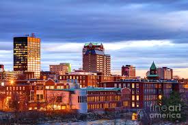 Manchester is a city in hillsborough county, new hampshire. Manchester New Hampshire Skyline Photograph By Denis Tangney Jr