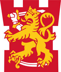 The lion, the crown, the hilts and the joints of the armour being. Finish Defence Forces Finland Kuntavaakuna Kommunvapen Coat Of Arms Crest Of Finish Defence Forces Finland