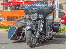 A Motorcycle With A Sidecar On The Harley Davidson Festival Stock Photo Download Image Now Istock