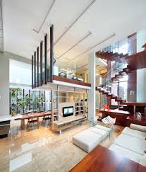 Indonesia Luxury Homes Living Large On A Small Site Modern Floor Plans Interior Architecture Design House Design