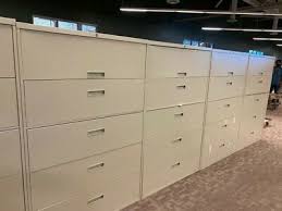 How do you remove a drawer from a bisley filing cabinet? Filing Cabinets Details About 4dr 36 W X 18 D Lateral File Cabinet By Steelcase Office Furniture W Lock Key Business Industrial