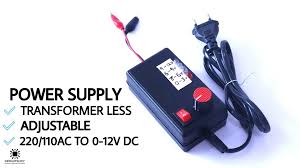 Its not regulated but functional for you asked for it, here it is. Transformer Less Adjustable Power Supply Diy Project