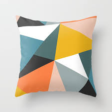The following is an image carousel of customer submitted images. Retro Polyester Throw Pillow Case Mid Century Geometric Cushion Covers Orange Color Decorative For Home Sofa Chair Cushion Cover Aliexpress