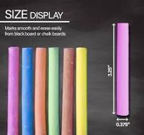 Dustless Assorted Color Chalk (24/Box)