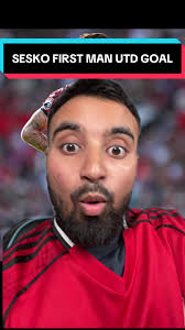 Benjamin Šeško's First Goal for Manchester United