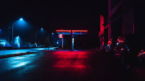 Tons of awesome neon city wallpapers to download for free. Wallpaper Night City Neon City Lights Street Night Neon City 1920x1080 Download Hd Wallpaper Wallpapertip