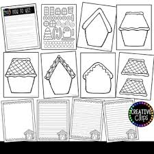 The pdf file will open in a new window for you to save. Build A Gingerbread House Craft Coloring Pages Made By Creative Clips