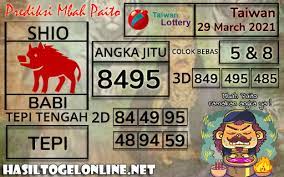 Data Togel Taiwan Hari Ini 2021 Dunia Togel
