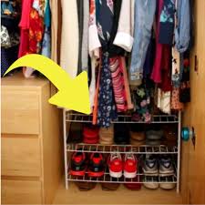 Make sure to leave enough space for a hamper, as. Small Closet And Too Much Stuff Try These 35 Space Saving Dorm Closet Organization Tricks