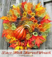 How to make a fall wreath with deco mesh video 12 Easy Diy Deco Mesh Wreaths For Fall Shelterness