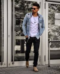 What To Wear With Black Jeans For Men 30 Outfit Ideas Stylish Men Casual Mens Casual Outfits Denim Jacket Men Outfit