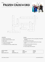 Disney crossword puzzles printable for adults. Transparent Puzzle Template Png Disney Frozen Crossword Puzzle Png Download Transparent Png Image Pngitem