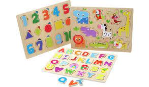 Noahs ark wooden alphabet puzzle. Buy Chad Valley Playsmart 3 Pack Wooden Puzzles Early Learning Toys Argos