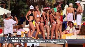 To party into the wee hours of the morning, clubs like the vip room, known for its celebrity guests and techno dance. Nikki Beach St Tropez Belgium Party July 21st Youtube