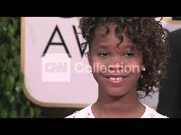 GOLDEN GLOBES RED CARPET-'ANNIE' QUVENZHANE WALLIS