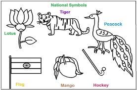 This also doubles as a coloring sheet! National Symbols Of India Coloring Printable Pages For Kids