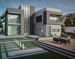 These two stunning modern indian. Modern Villa Garden Projects Photos Videos Logos Illustrations And Branding On Behance