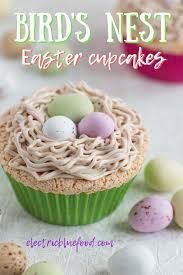 Bird S Nest Cupcakes On Portuguese Sponge Cake Electric Blue Food Kitchen Stories From Abroad Recipe Easter Recipes Cupcake Recipes Food