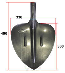 Купить Лопата совковая щебеночная из рельс.стали Т6 12 оптом по низкой  цене с доставкой от компании Востокимпорт