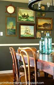 11 Nautical Vintage Wall Art Ideas With Seascape Paintings Vintage Nautical Decor Beach House Decor Decor