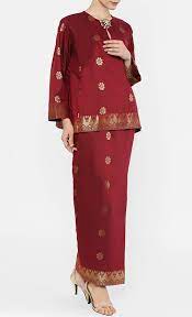 Haven't found the right one yet? Kurung Kedah Set In Maroon Fashionvalet