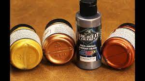 If you don't want to use the metallic shimmer paints or the auto paint, you can add a metallic final coat yourself. Practical Paint Mixing 5 Metallic Colors Youtube