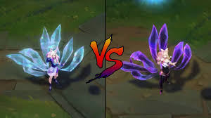 Kda All Out Ahri Vs Kda Ahri Skin Comparison Spotlight Youtube