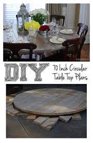 70 Inch Round Table Top Rogue Engineer Round Farmhouse Table Diy Table Top Diy Dining Table